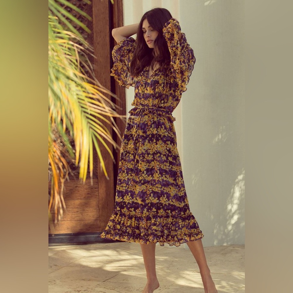Misa Los Angeles Yanira Maxi Dress Size Medium